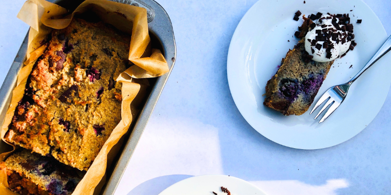 Chocolate and Blueberry Loaf