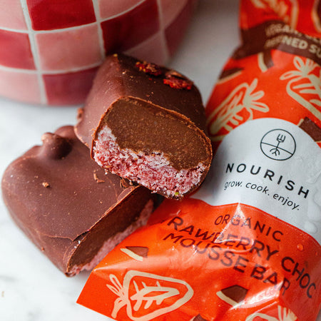Strawberry & Choc Mousse Bars x 10 pack