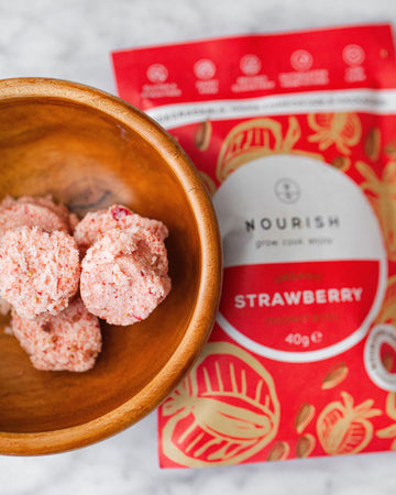 10 pack of Organic Strawberry Coconut Bites